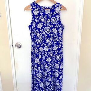 Croft & Barrow sundress. Blue and white.